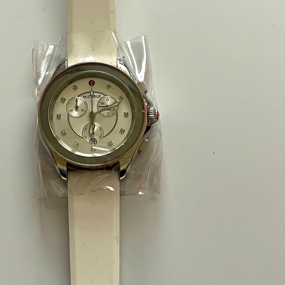 Michele Accessories - White band Michele watch